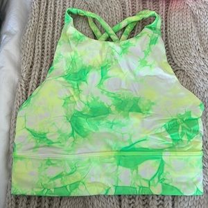 lululemon High Neck Energy Bra - size 4